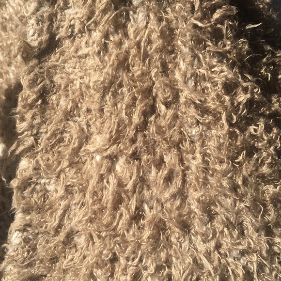 Kensie eyelash open long sl cardigan plum/black also have wheat color - Picture 8 of 10